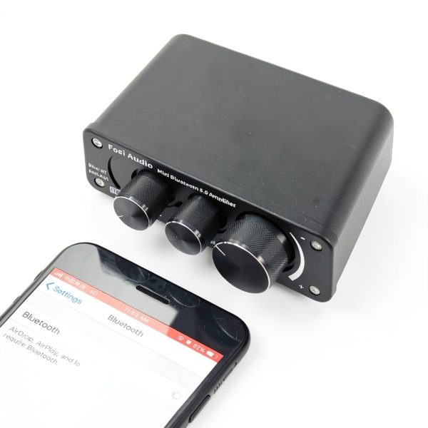 Fosi Audio Mini Bluetooth Amplifier Aluminum-3