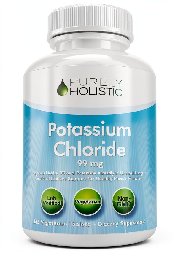 Potassium Chloride Tablets High Potency Dietary Supplement-0