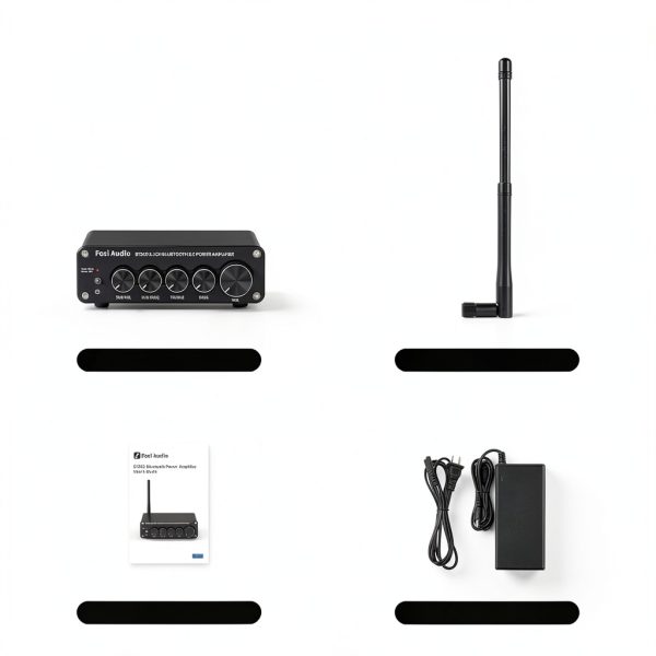 Fosi Audio 2.1CH Bluetooth Amplifier Compact-8