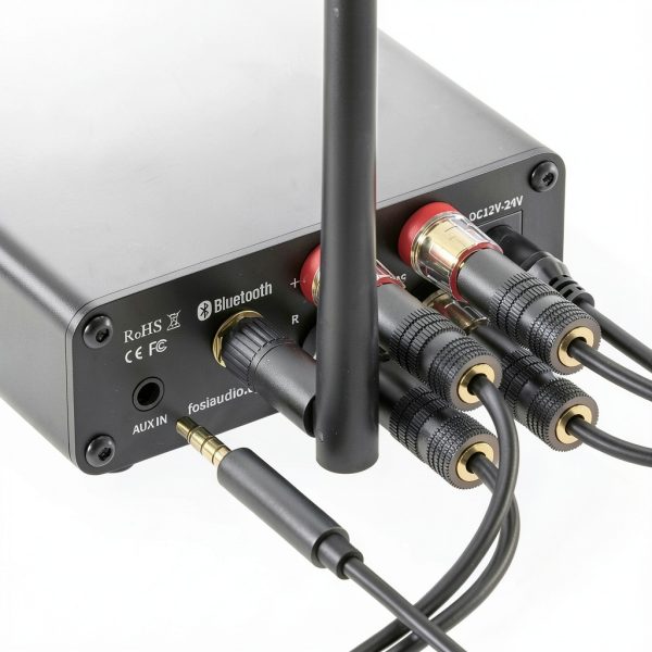 Fosi Audio Mini Bluetooth Amplifier Aluminum-4