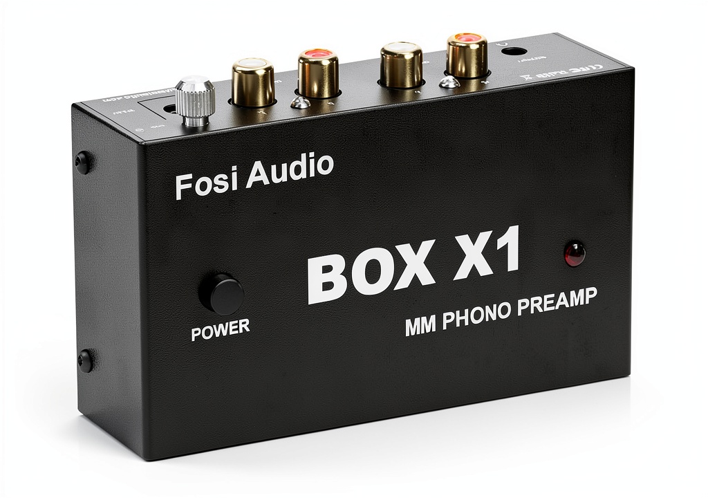 Fosi Audio MM Phono Preamp front view