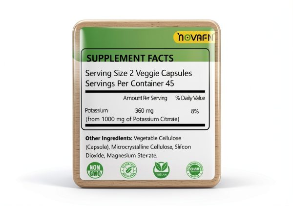 Potassium Citrate Supplement High Potency Vegan USA Made-1
