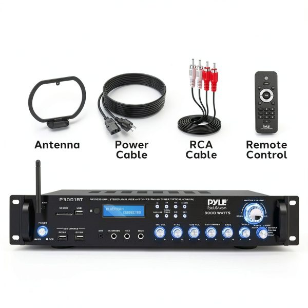 Pyle Bluetooth Receiver 3000W Sound Around Home-6