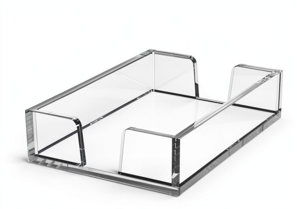 WINFFOR Acrylic Sticky Note Holder Office Product-8