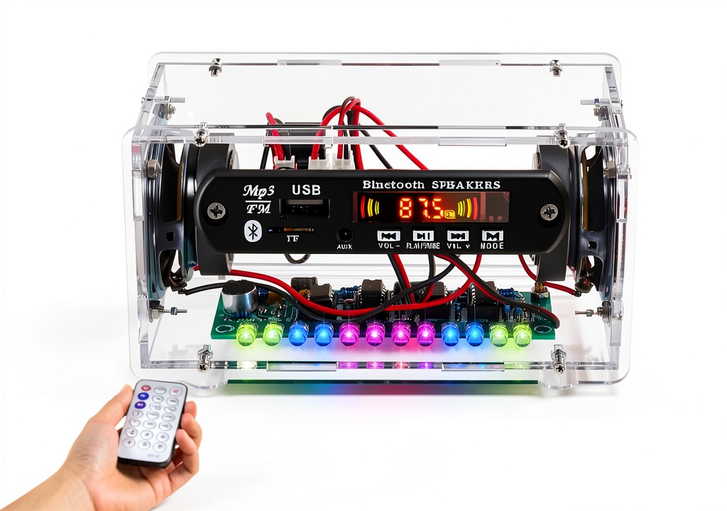 MiOYOOW Bluetooth Audio Kit components