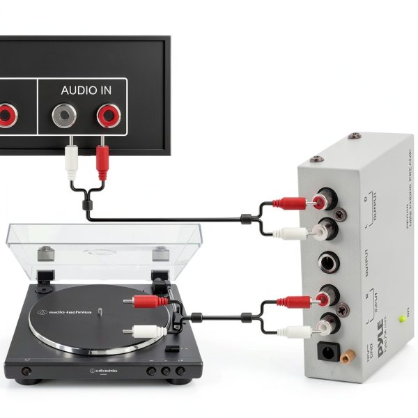 Phono Preamp Sound Around Plastic Turntable Preamp-2