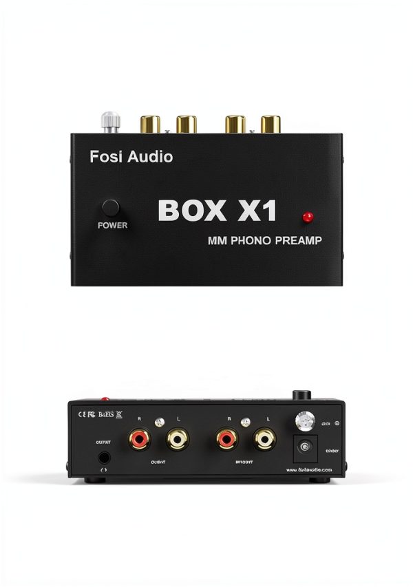 Fosi Audio MM Phono Preamp Aluminum Design-5