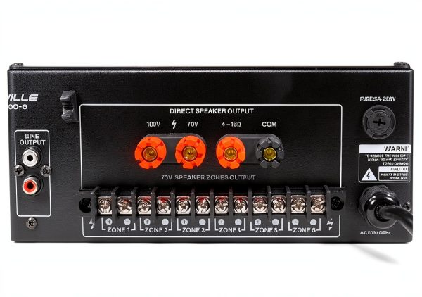 6-Zone Audio Amplifier Rockville 180W Commercial-3