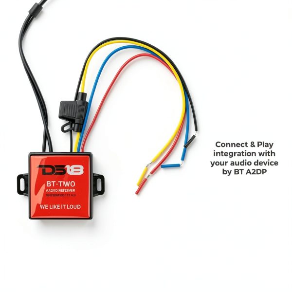 Bluetooth Receiver DS18Sound Waterproof IP65 Red-1