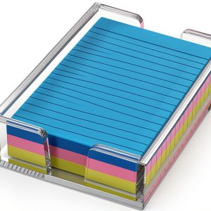 WINFFOR Acrylic Sticky Note Holder Office Product-0