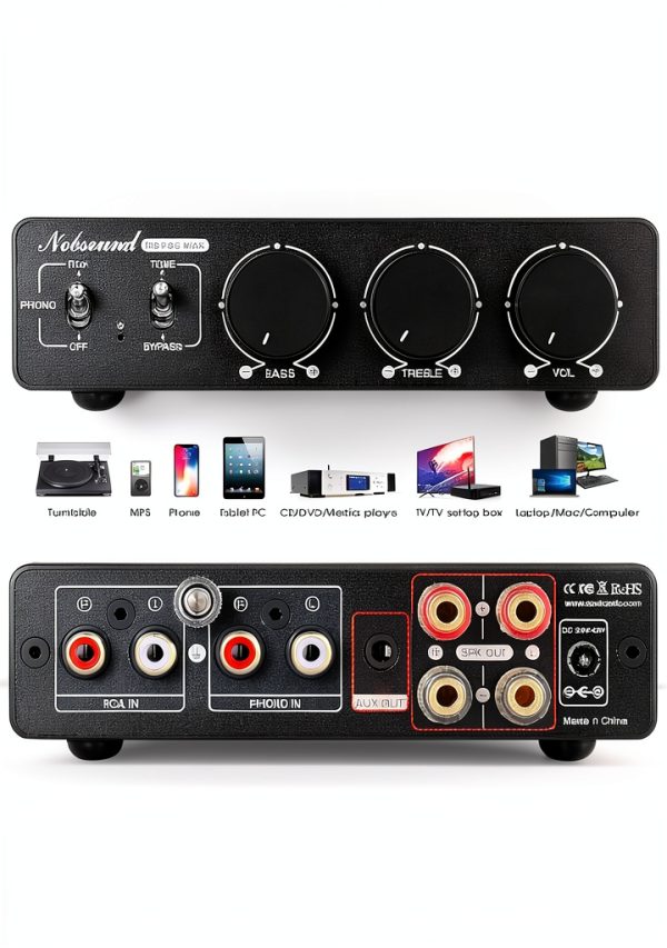 600W Hi-Fi Amplifier Douk Audio NS-13G-MAX Desktop-6