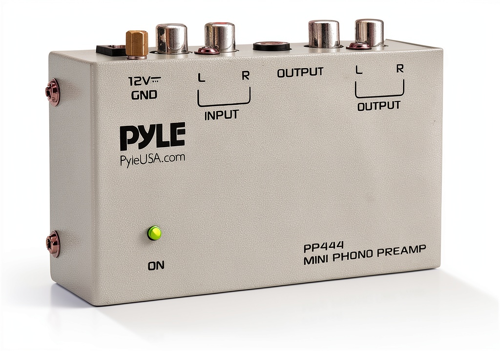 Sound Around Phono Preamp connected to a turntable and receiver