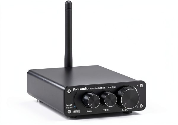 Fosi Audio Mini Bluetooth Amplifier Aluminum-0