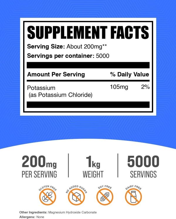 Potassium Chloride Powder Unflavored Salt Substitute-1