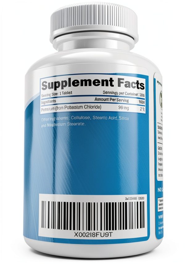Potassium Chloride Tablets High Potency Dietary Supplement-1
