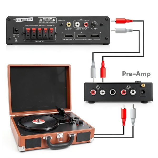 Sound Around Vinyl Phono Preamp Bass Wood Electronics-2