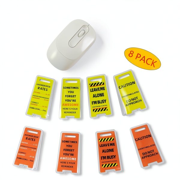 LiLiSSUCCY Yellow Acrylic Note Pad Holder 8 Pack-2