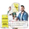 LiLiSSUCCY Yellow Acrylic Note Pad Holder 8 Pack-4