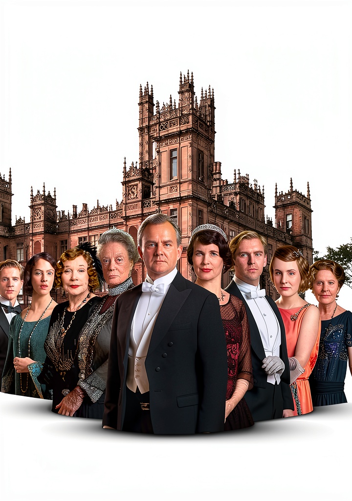 Downton Abbey ebook displayed on a Kindle device