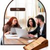 SKLENICE Wood Note Paper Roll Dispenser Office Product-6