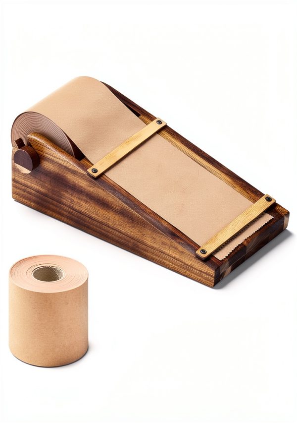SKLENICE Wood Note Paper Roll Dispenser Office Product-1