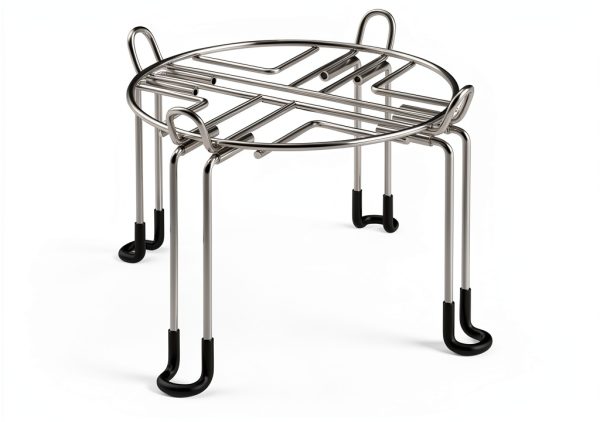 Gravity-Fed Water Filter System Stand, Detachable Stainless Steel Stand Compatible with Berkey Water Filter System Countertop, 9.25" Diameter by 5.9" Tall-7