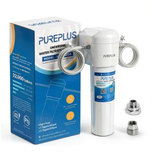Under Sink Water Filter PUREPLUS WFS5300A 22000 Gallon NSF Certified-0
