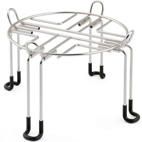 Gravity-Fed Water Filter System Stand, Detachable Stainless Steel Stand Compatible with Berkey Water Filter System Countertop, 9.25" Diameter by 5.9" Tall-0