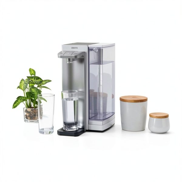 Brita Hub Instant Powerful Countertop Water Filter 12 Cup White 87340-3