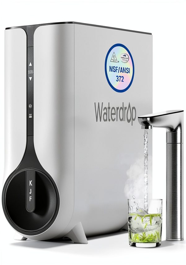 Waterdrop Reverse Osmosis System Instant Hot Water 600GPD Pure White-0