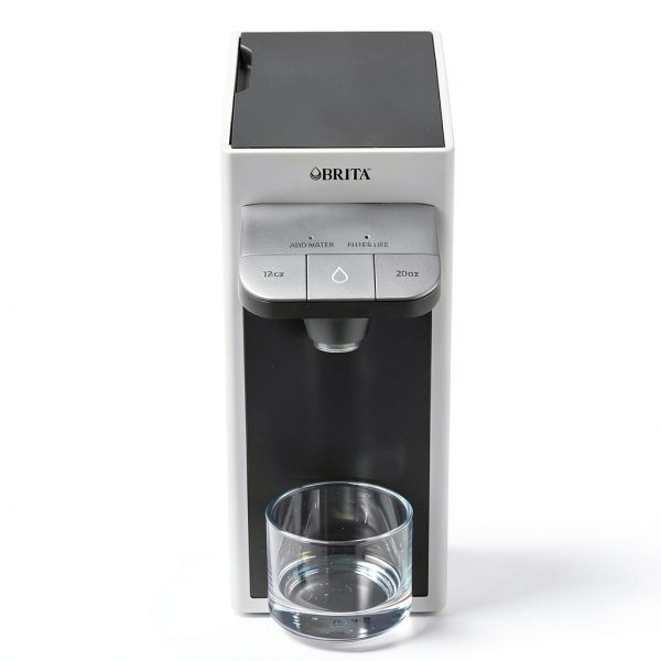 Brita Hub Instant Powerful Countertop Water Filter 12 Cup White 87340-5