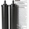 Big Berkey Gravity-Fed Stainless Steel Countertop Water Filter System 2.25 Gallon with 2 Authentic Black Berkey Elements BB9-2 Filters-1