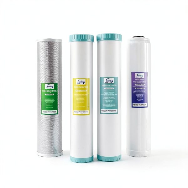 iSpring FC25B Whole House Water Filter, CTO Carbon Block, 20” x 4.5” for Sediment & Chlorine Removal-4