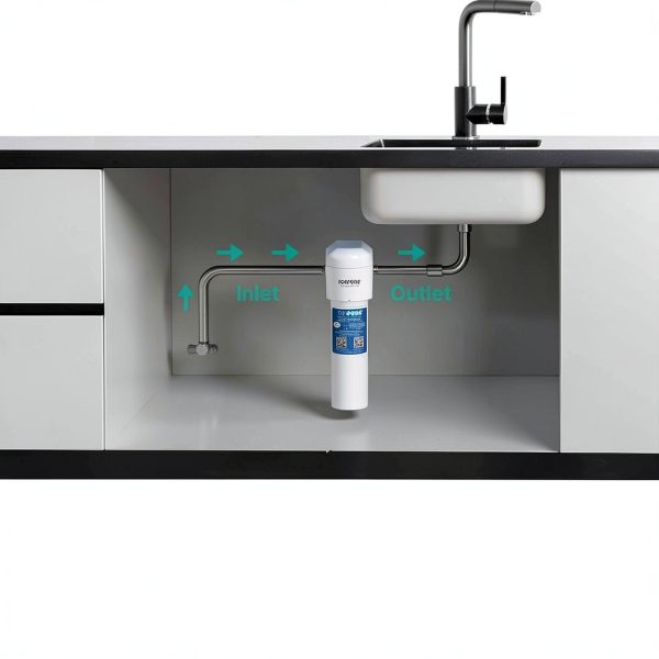 Under Sink Water Filter ICEPURE WFS5300A 3-Year 22000 Gallon NSF-6