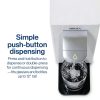 Brita Hub Compact Instant Powerful Countertop Water Filter System, Reduces 70+ Contaminants, 9 Cup Water Reservoir, Includes 6 Month Carbon Block Filter, White, 87344-5
