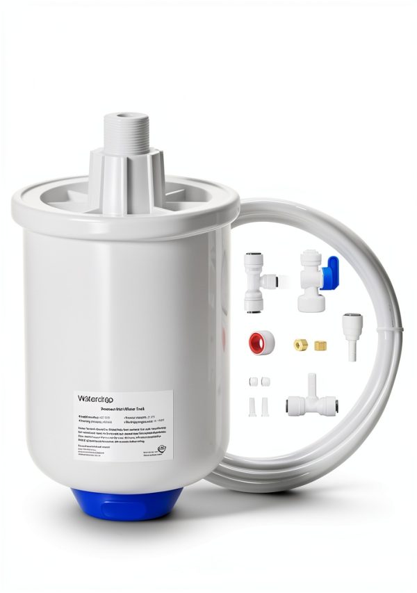 Waterdrop PMT Small Water Pressure Tank RO Storage for 1/4" Tubing-0